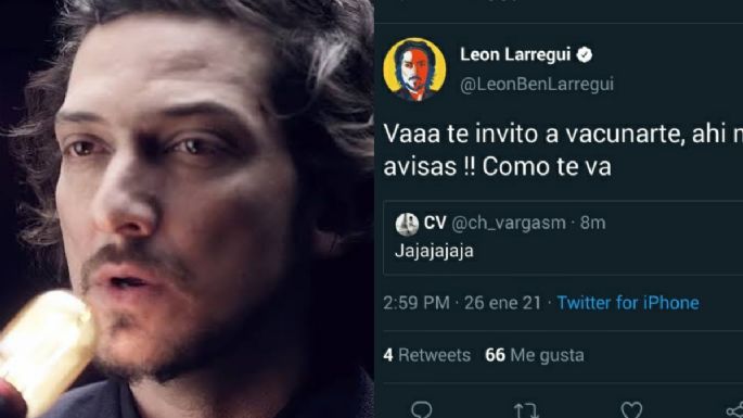 León Larregui publica mensaje ANTIVACUNAS y Twitter ELIMINA su cuenta