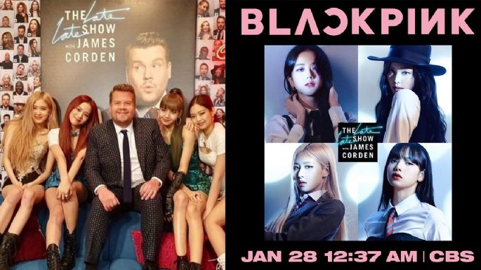 BLACKPINK: a qué HORA y en donde ver EN VIVO 'The Late Late Show', HOY 27 de enero