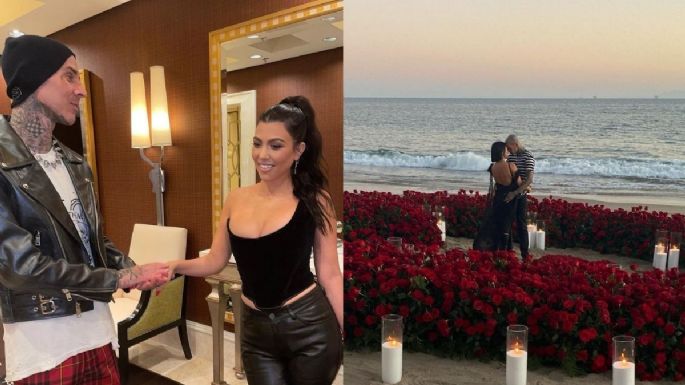 ¡SE CASAN!, Travis Barker, baterista de Blink 182, se compromete con Kourtney Kardashian (FOTOS)