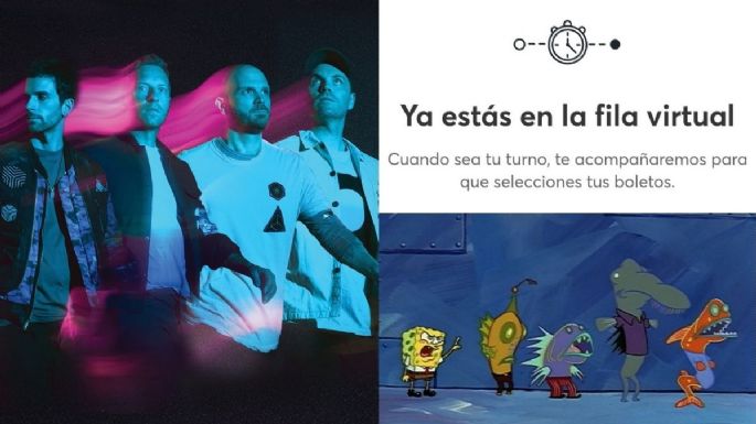 Coldplay: Con MEMES, fans se quejan de la ENORME fila virtual de Ticketmaster para comprar boletos en México