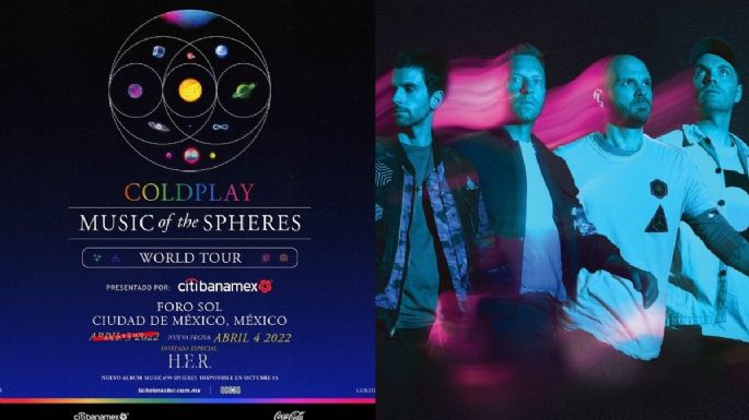 Coldplay confirma SEGUNDA FECHA en CDMX para 2022 y habilita la PREVENTA de BOLETOS