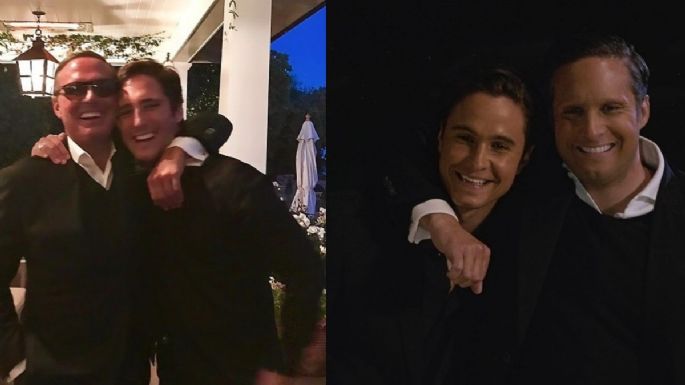 Diego Boneta y Luis Miguel interpretaron la FOTO de su encuentro en la serie de Netflix con un tercer actor