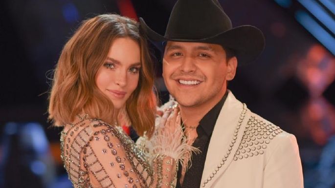 Belinda y Christian Nodal le quitan el lugar al tigre de los cobertores con una cobija de ellos