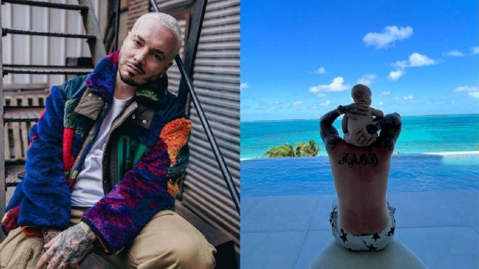 J Balvin posa junto a Río, su bebé, frente al mar y fans enternecen con la FOTO