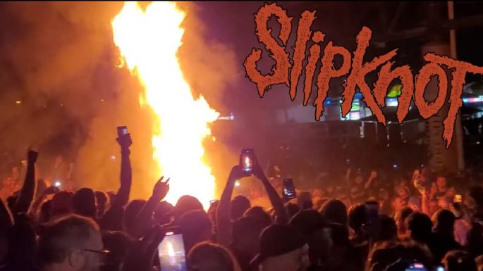 Fans de Slipknot hacen un inmenso INCENDIO durante el Knotfest (VIDEO)