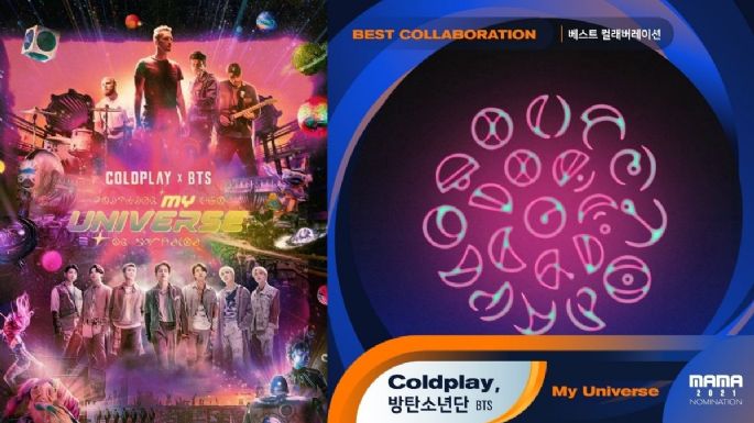 Coldplay es nominado a los MAMA 2021 gracias a BTS por 'My Universe'