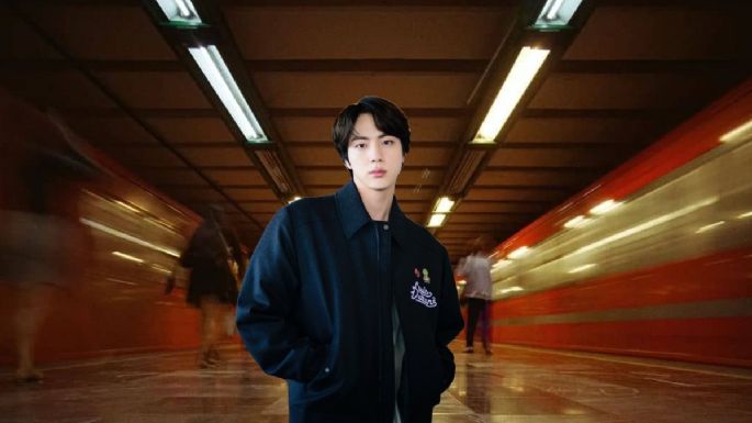 Jin, de BTS, 'viaja' en el metro de la CDMX sin cubrebocas y su foto se vuelve viral