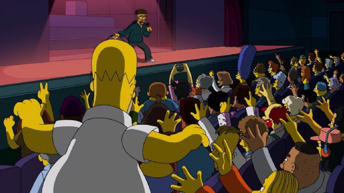 Los Simpson van al concierto de Bad Bunny en el video de 'Te Deseo Lo Mejor'