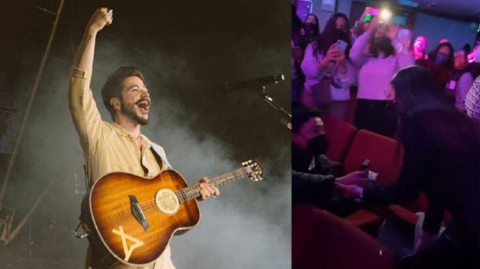 Pareja se pide matrimonio en concierto de Camilo en la CDMX y así reaccionó el colombiano (VIDEO)