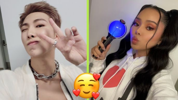 Bella Poarch le demuestra todo su amor a RM, líder de BTS (VIDEO)