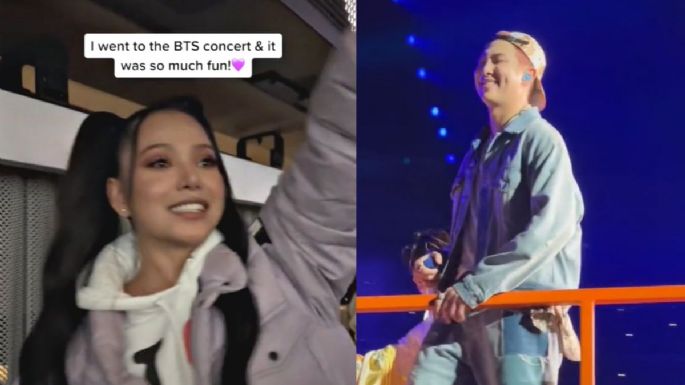 RM de BTS le sonríe a Bella Poarch en concierto y ARMY conoce la envidia (VIDEO)