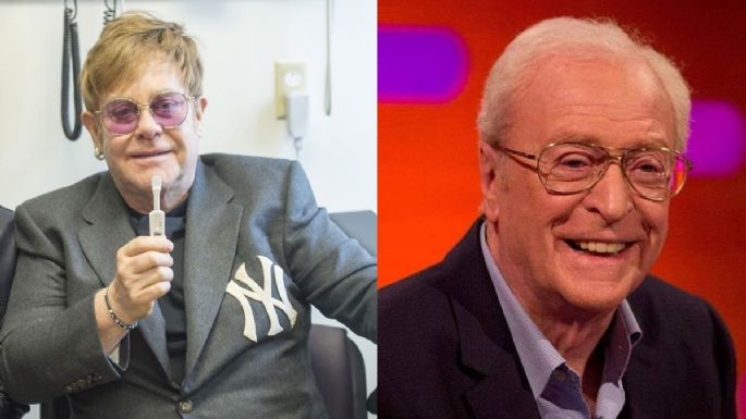 Elton John y Michael Caine llaman a vacunarse contra el COVID-19 con DIVERTIDO comercial