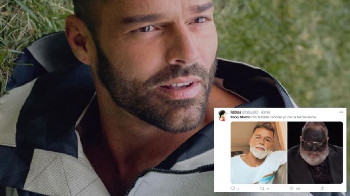 Ricky Martin comparte nuevas FOTOS con barba canosa y fans enloquecen