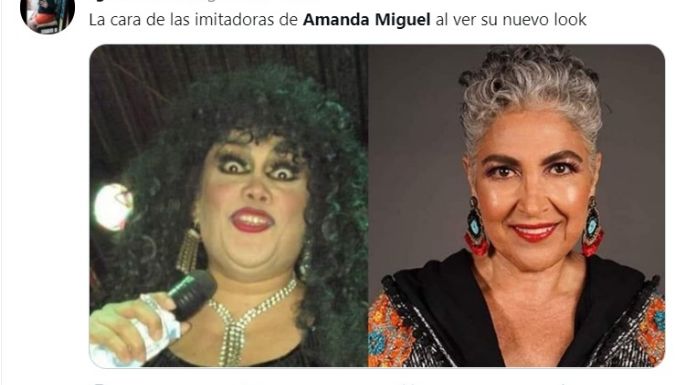 Amanda Miguel muestra su radical cambio de look y los MEMES la chulean