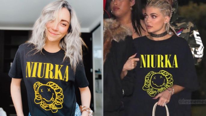 Regina Blandón presume playera de Niurka al estilo de Nirvana