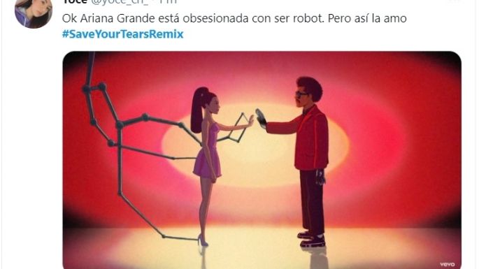 Ariana Grande y The Weeknd protagonizan los mejores MEMES con el remix de 'Save Your Tears'