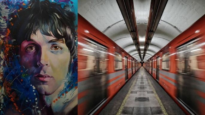 ¿En qué estaciones del Metro de la CDMX estará exhibida la exposición 'Una pincelada de rock'?