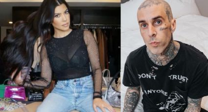 Kourtney Kardashian tatúa a su novio Travis Barker, ex baterista de Blink-182