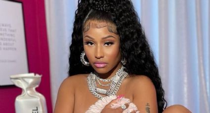 En FOTO topless, Nicki Minaj anuncia el disco 'Beam Me Up Scotty'