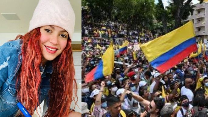 Shakira se pronuncia CONTRA la violación de derechos humanos en las protestas en Colombia