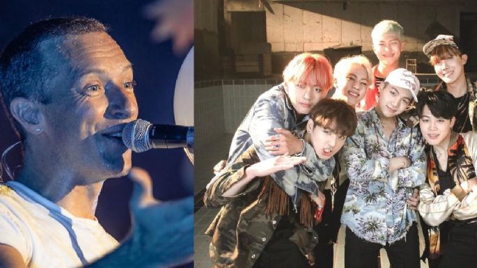 ¿Coldplay y BTS? Chris Martin levanta sospechas sobre posible colaboración con ellos (VIDEO)