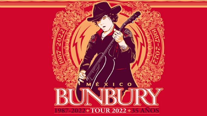 Enrique Bunbury dará gira por México por sus 35 años de carrera: BOLETOS, FECHAS, precios y todo lo que debes saber