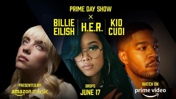 'Prime Day Show': Billie Eilish, H.E.R y Kid Cudi tendrán conciertos en Amazon ¿cuándo y dónde ver?