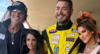 Post Malone se convierte en piloto de NASCAR junto a Tommy Lee en el VIDEO de 'Motley Crew'