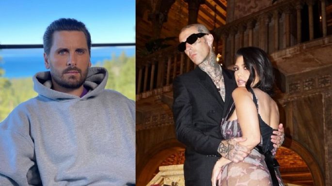 Travis Barker y Kourtney Kardashian reciben críticas de su ex, Scott Disick (FOTOS)