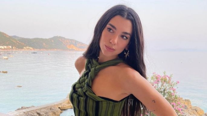 Dua Lipa hackea la censura de Instagram con provocadoras FOTOS en top negro transparente