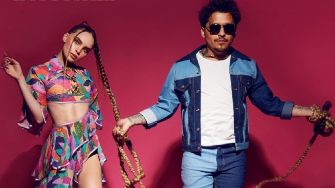 Belinda y Christian Nodal posan para revista hindú y se ven increíbles