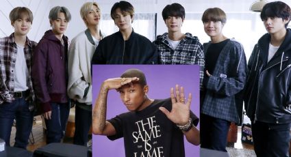 Pharrell revela colaboración secreta con BTS y se declara ARMY