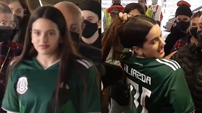 Rosalía es captada apoyando a México vs Argentina en un bar de Portugal | VIDEO