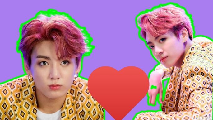 5 fotos de Jungkook de BTS con el cabello color cherry donde se ve HERMOSO