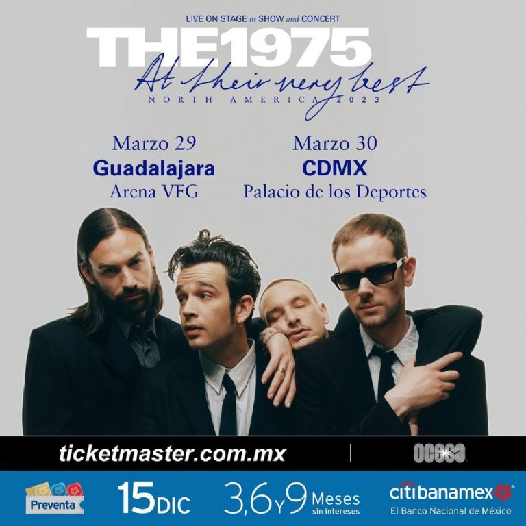 The 1975 regresa a la CDMX y estos son los precios que tendrán sus boletos