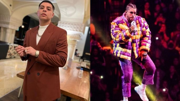 Grupo Firme: Eduin Caz comprueba ser fan número uno de Bad Bunny (VIDEO)