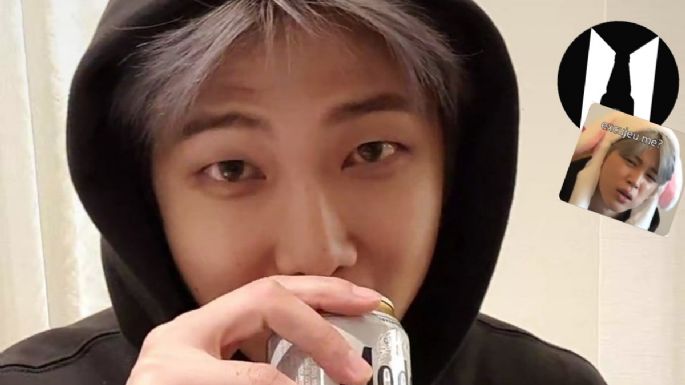 RM de BTS recibe tierno mensaje de marca mexicana de cerveza y ARMY nota faltas de ortografía