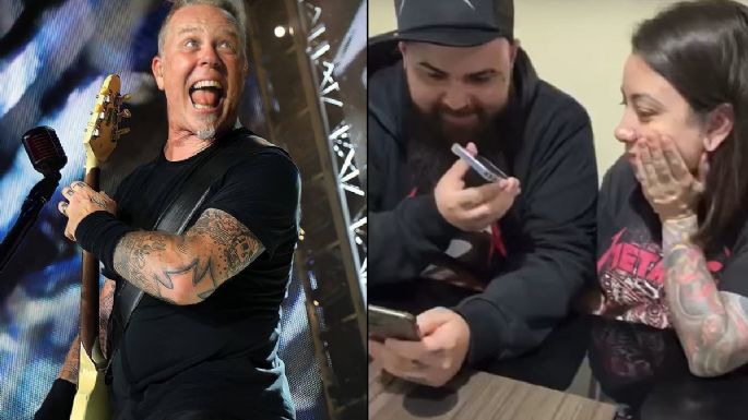 El tierno gesto de James Hetfield a una mamá tras dar a luz en un concierto de Metallica | VIDEO