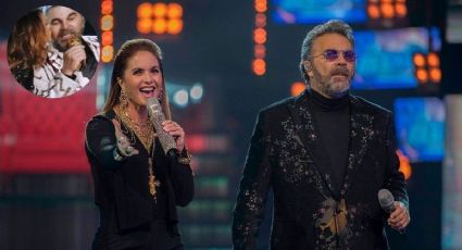 Lucero besa a Mijares en pleno concierto y así reaccionó el cantante | VIDEO