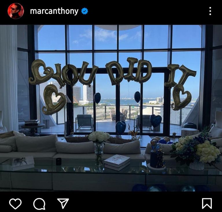 Marc Anthony departamento miami foto