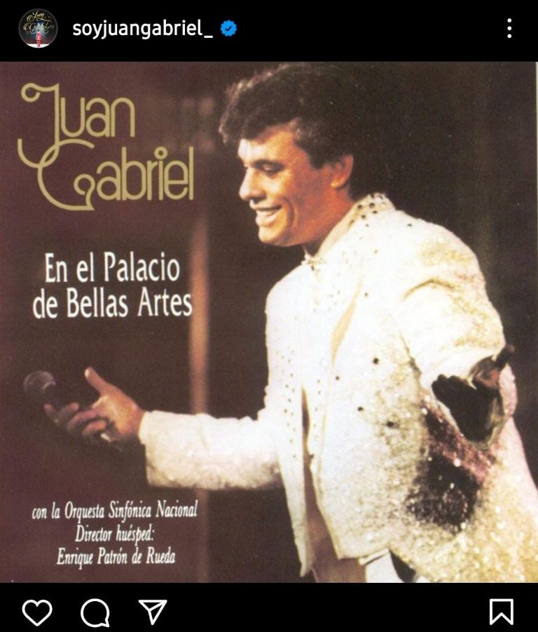 Juan Gabriel historia concierto Bellas Artes