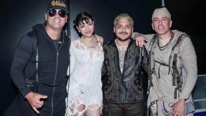 Cazzu y Nodal son sorprendidos derramando miel en concierto de Wisin y Yandel | VIDEO