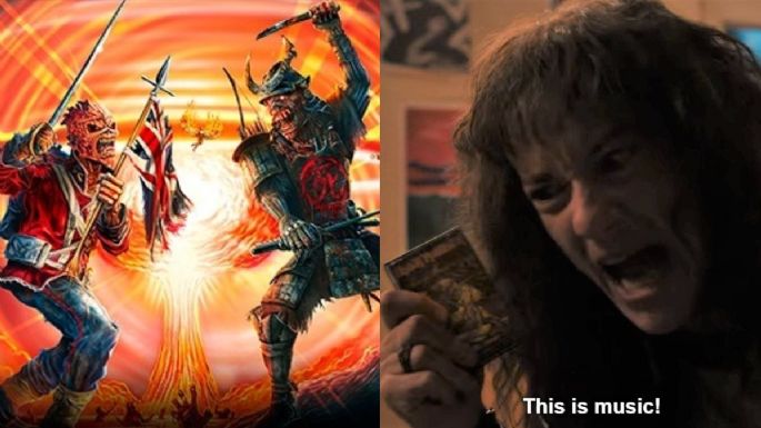 “¡Esto es música!”, Iron Maiden reacciona a meme de Stranger Things