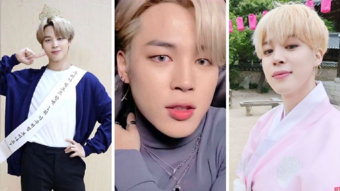 5 fotos de Jimin de BTS si lo extrañas con cabello rubio