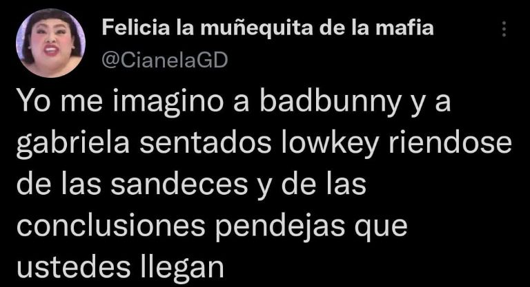 Bad Bunny Gabriela Berlingeri relación novios beso