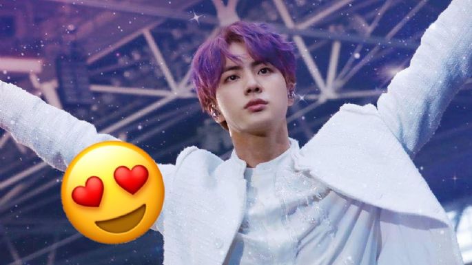 5 fotos de Jin de BTS con el cabello morado que lo hacen ver HERMOSO