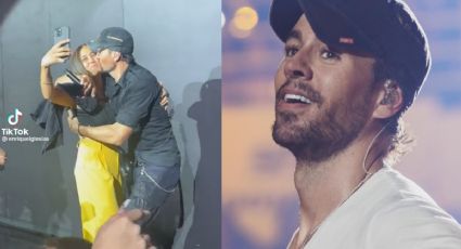 Enrique Iglesias besa en la boca a una fan y genera polémica