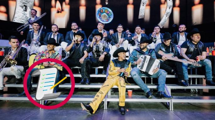 Grupo Firme: Este es el posible Setlist que la banda tocara en el Zócalo CDMX