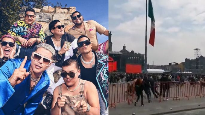 Grupo Firme: Fans dan portazo en el Zócalo para su concierto | VIDEO