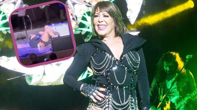 Alejandra Guzmán sufre TERRIBLE caída sobre el escenario